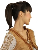 Wigs2you 馬尾 自然綁式短款直髪馬尾 捆綁系帶高檔卡絲髪片WS-5009-MB